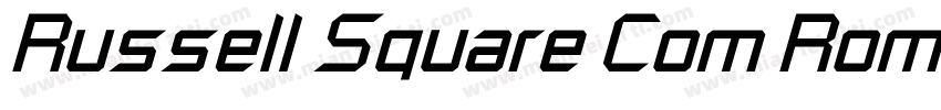 Russell Square Com Roman Oblique字体转换